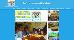 Desktop Screenshot of pretoria-montessori-preschool.com